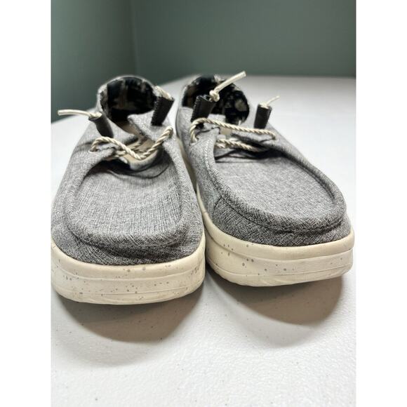 Hey Dude Wendy Peak Woven Platform Slip On Comfort Shoe Womens Size 8 - Picture 5 of 7